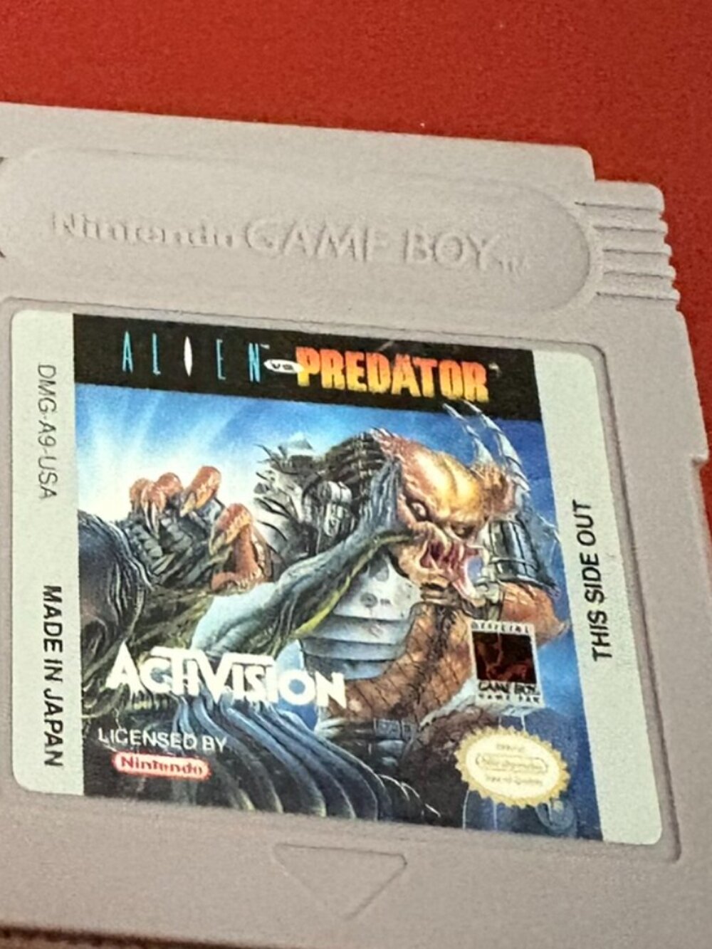 Alien Predator game for Nintendo